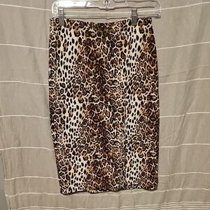 White House Black Market Tan Cream Pencil Skirt for Night Out